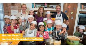 Sarah Wiener kocht mit Schülern der Grundschule Connewitz